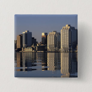 Bóton Quadrado 5.08cm NA, Canadá, Nova Escócia, Halifax. Fax