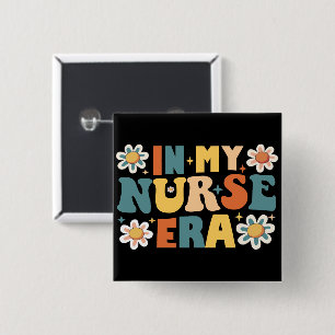 Bóton Quadrado 5.08cm Na Era Da Minha Enfermeira