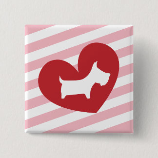 Bóton Quadrado 5.08cm Namorados de Scotty