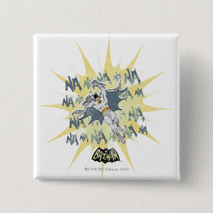 Bóton Quadrado 5.08cm NANANANA Batman Graphic