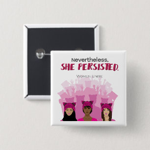 Bóton Quadrado 5.08cm Não obstante, persistiu