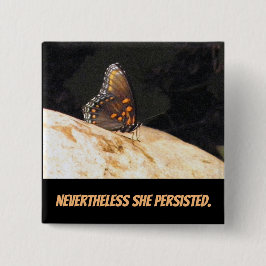 Bóton Quadrado 5.08cm Não obstante persistiu botão