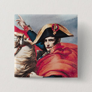 Bóton Quadrado 5.08cm Napoleon que cruza os cumes