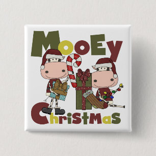 Bóton Quadrado 5.08cm Natal de Mooey