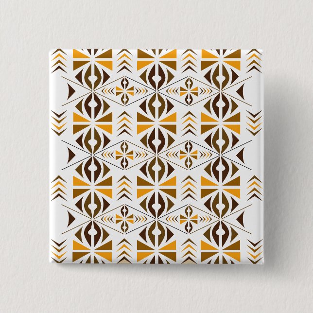 Bóton Quadrado 5.08cm Navajo (Frente)