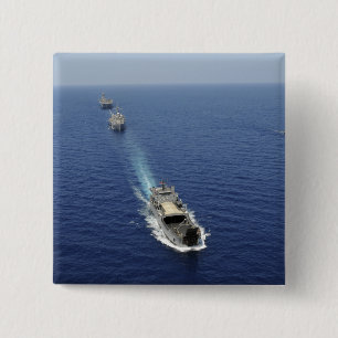 Bóton Quadrado 5.08cm Navios Marinhos da República das Filipinas