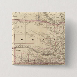 Bóton Quadrado 5.08cm Nebraska 5