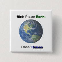 Nenhum botão da igualdade da raça humana do ódio