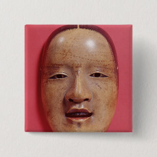 Bóton Quadrado 5.08cm Nenhuma máscara do teatro