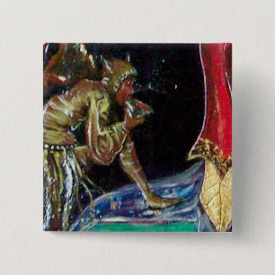 Bóton Quadrado 5.08cm NEUROMANCER, vermelho azul