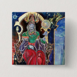 Bóton Quadrado 5.08cm NEUROMANCER, vermelho azul