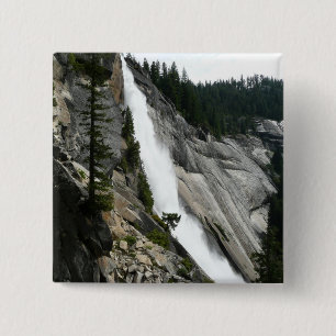 Bóton Quadrado 5.08cm Nevada Falls no Parque Nacional de Yosemite