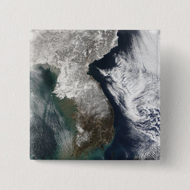 Bóton Quadrado 5.08cm Neve na Coreia (Frente)