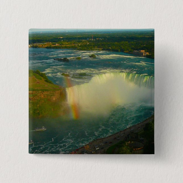 Bóton Quadrado 5.08cm niagara quedas (Frente)