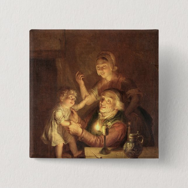 Bóton Quadrado 5.08cm Nivelamento (Frente)