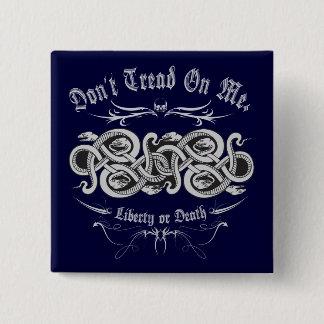 Bóton Quadrado 5.08cm Nó do cobra de DTOM