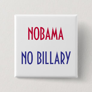 Bóton Quadrado 5.08cm NOBAMA, NENHUM botão de BILLARY