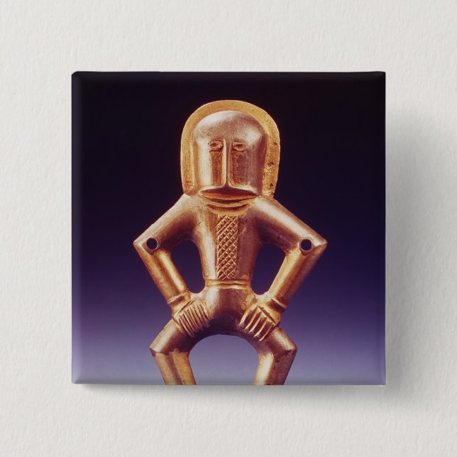 Bóton Quadrado 5.08cm Nómada do cavalo (Frente)