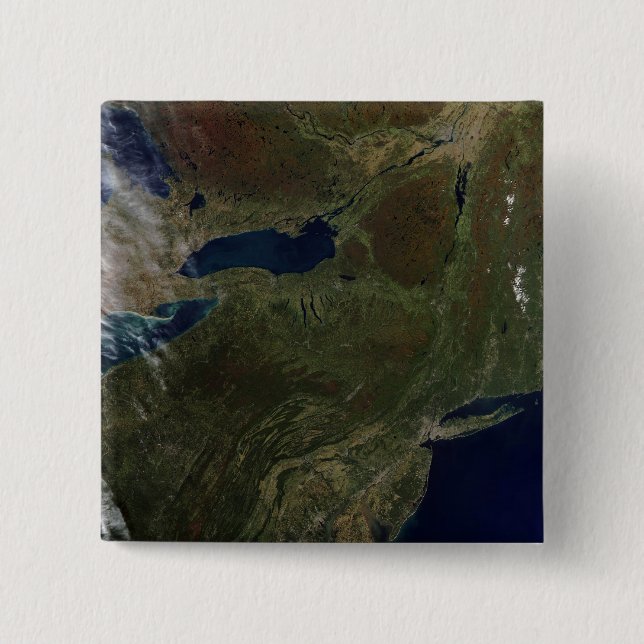 Bóton Quadrado 5.08cm Nordeste dos Estados Unidos (Frente)