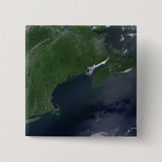 Bóton Quadrado 5.08cm Nordeste dos Estados Unidos e Canadá (Frente)