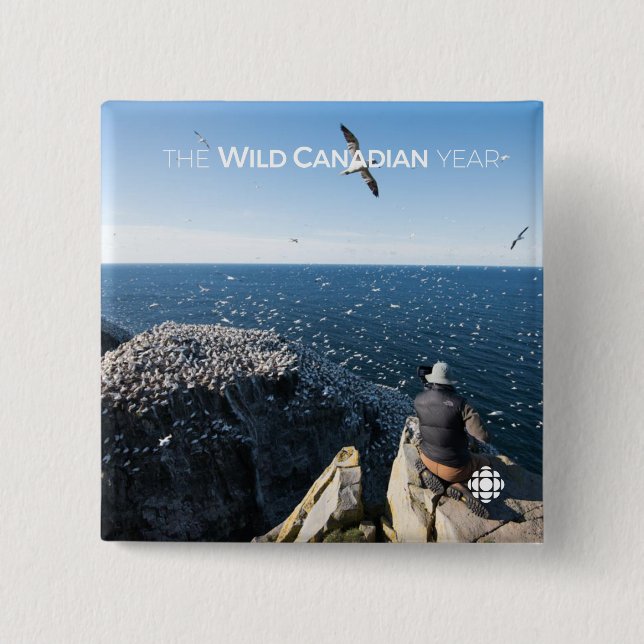 Bóton Quadrado 5.08cm Nortes (Frente)