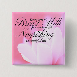 Bóton Quadrado 5.08cm Nourando Cota de Aleitamento