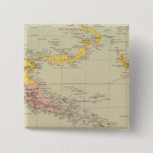 Bóton Quadrado 5.08cm Nova Guiné e Ilhas Salomão