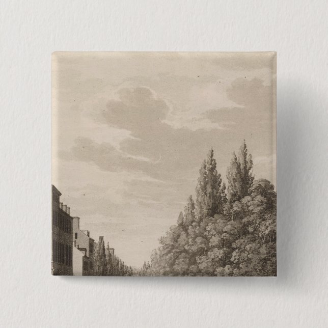 Bóton Quadrado 5.08cm Nova Iorque 3 (Frente)