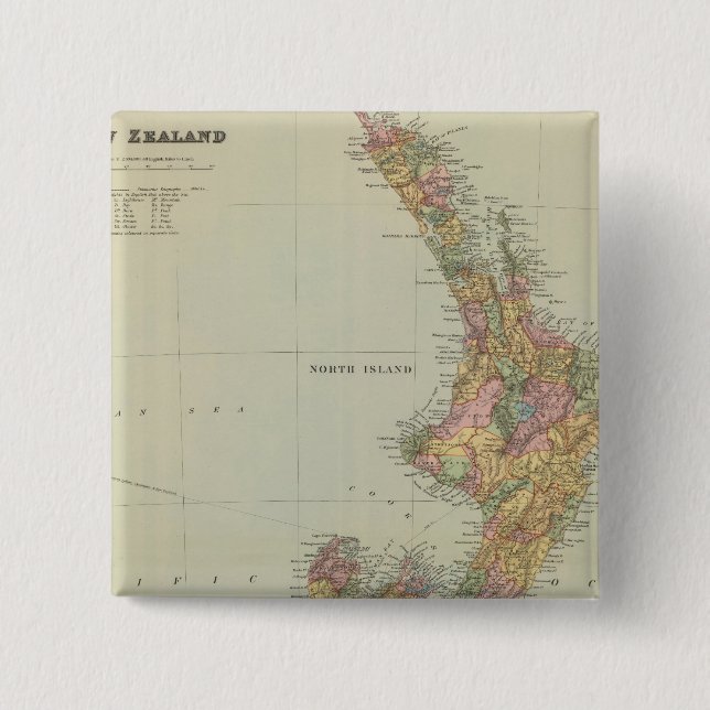 Bóton Quadrado 5.08cm Nova Zelândia 3 (Frente)