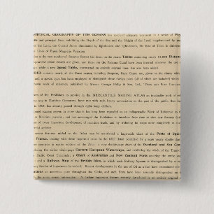 Bóton Quadrado 5.08cm Novo atlas marinho mercantil