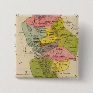 Bóton Quadrado 5.08cm Nuevo Leon, México