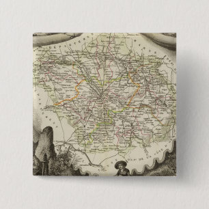 Bóton Quadrado 5.08cm O amanhecer