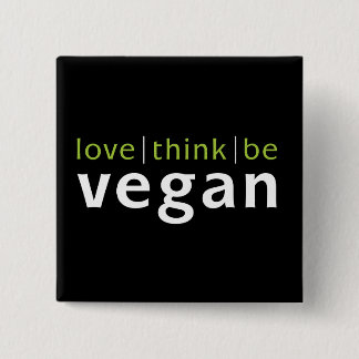 Bóton Quadrado 5.08cm o amor pensa seja