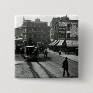 Bóton Quadrado 5.08cm O anjo, Islington, Londres, c.1890