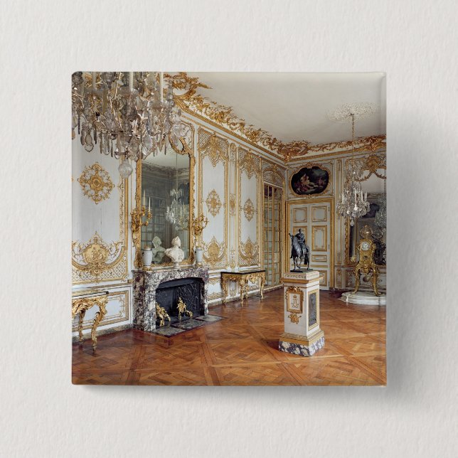Bóton Quadrado 5.08cm O armário de la Pendule (Frente)