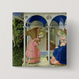 Bóton Quadrado 5.08cm O aviso, c.1430-32