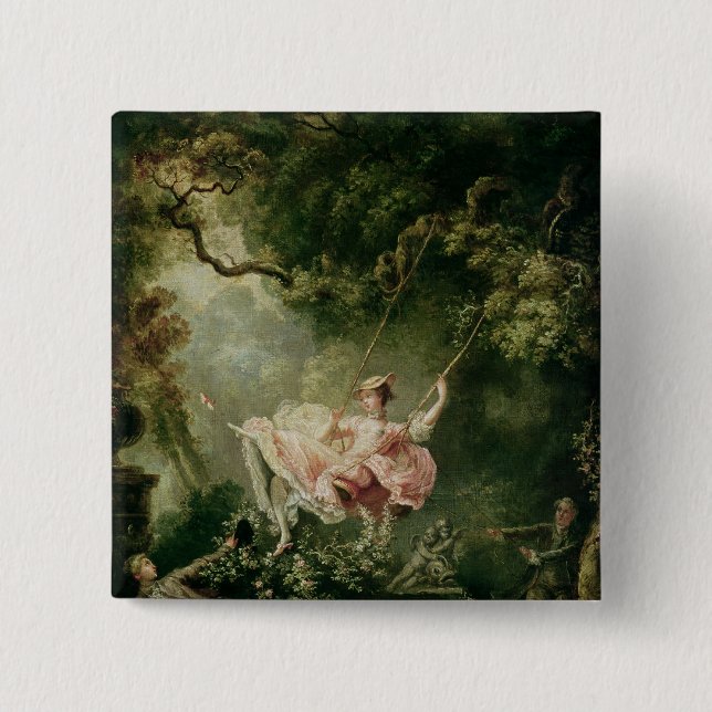 Bóton Quadrado 5.08cm O balanço (Frente)