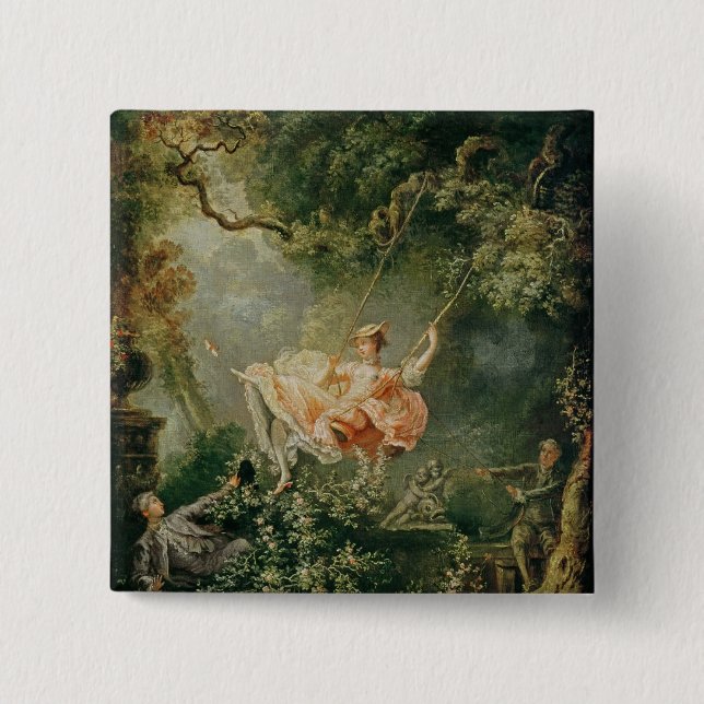 Bóton Quadrado 5.08cm O balanço (Frente)