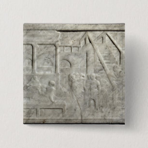 Bóton Quadrado 5.08cm O banquete de Herod