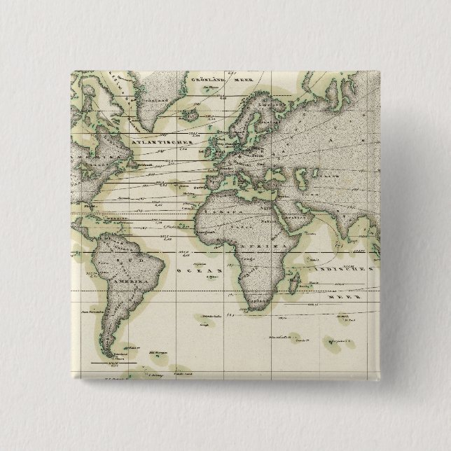 Bóton Quadrado 5.08cm O Barômetro Médio (Frente)