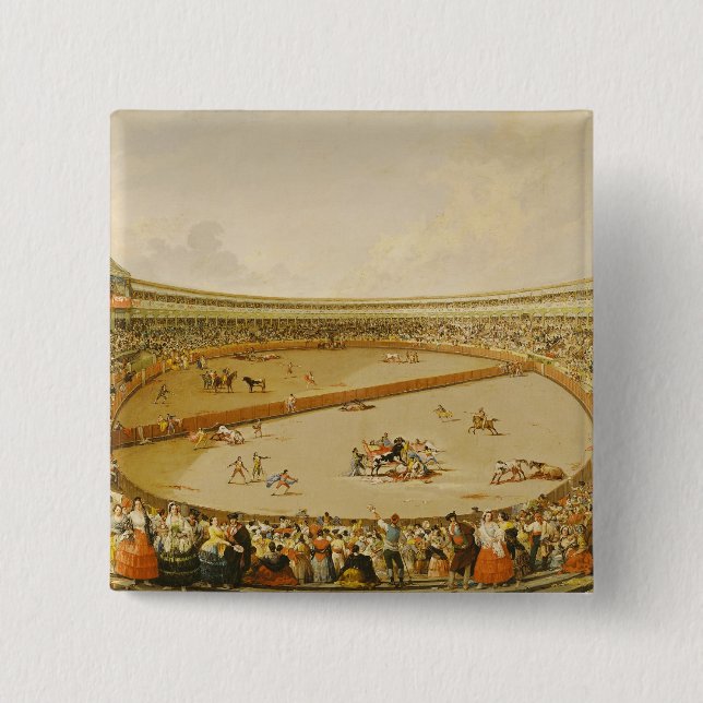 Bóton Quadrado 5.08cm O Bullfight (Frente)