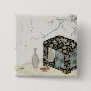 Bóton Quadrado 5.08cm O cabaz do piquenique