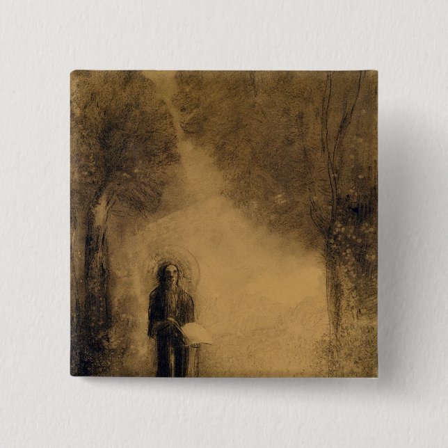 Bóton Quadrado 5.08cm O caminhante (Frente)