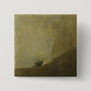 Bóton Quadrado 5.08cm O cão, 1820-23