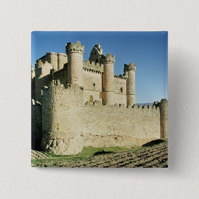 Bóton Quadrado 5.08cm O castelo (Frente)