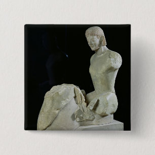 Bóton Quadrado 5.08cm O cavaleiro de Rampin, c.550-540 BC