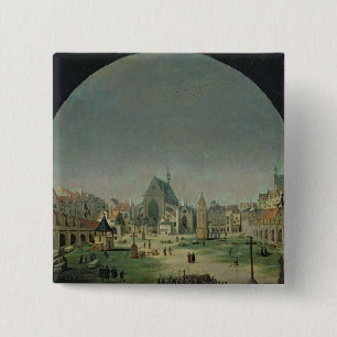 Bóton Quadrado 5.08cm O cemitério dos Innocents