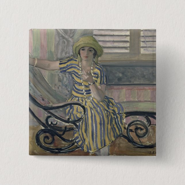 Bóton Quadrado 5.08cm O cigarro (Frente)