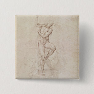 Bóton Quadrado 5.08cm O cristo aumentado