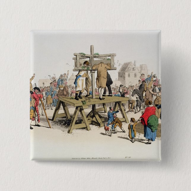 Bóton Quadrado 5.08cm O culpado (Frente)